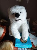 Peluche ours blanc