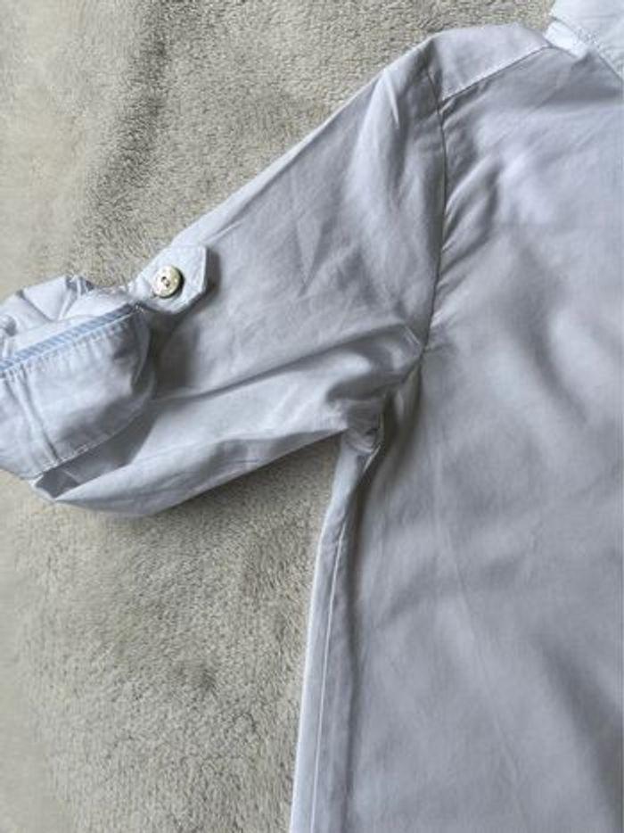 Chemise blanche habillée manches longues 18 mois garçon - photo numéro 4