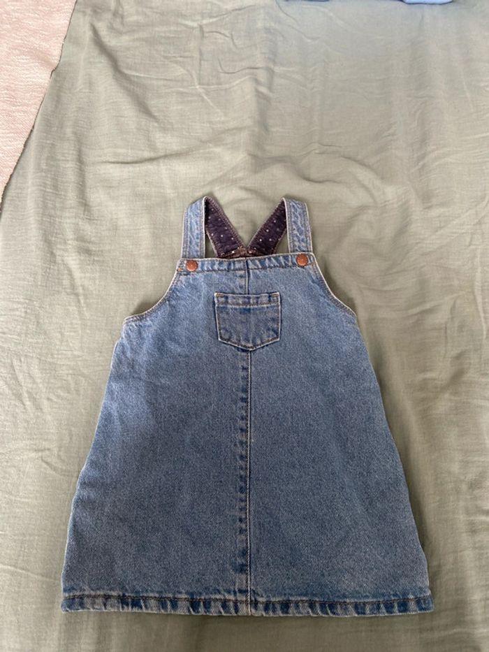 Robe salopette en jean 18 mois - photo numéro 1