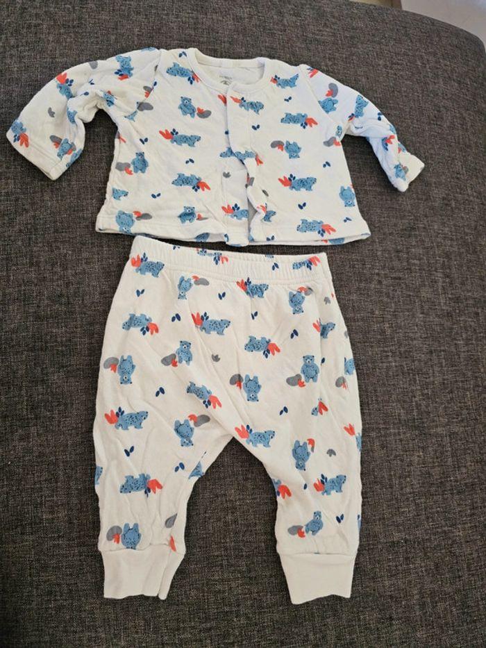 Ensemble petit bateau avec body - photo numéro 1