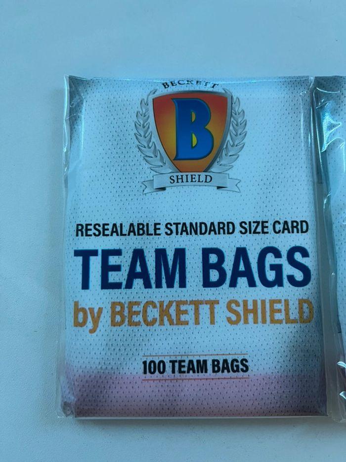 2 x 100 team bags resealable Beckett Shield - photo numéro 3