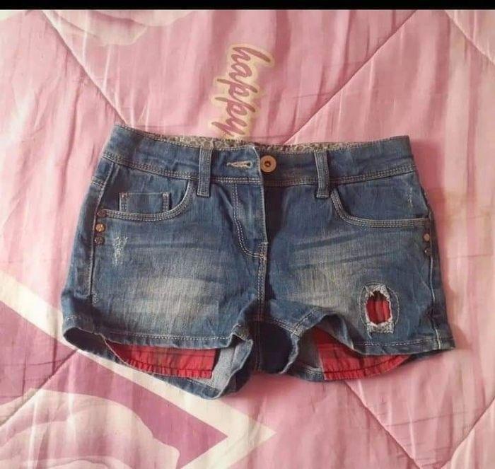 Short en jean fillette 10 ans - photo numéro 1