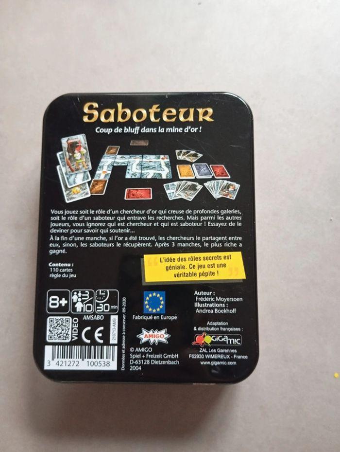 Jeux saboteur - photo numéro 2