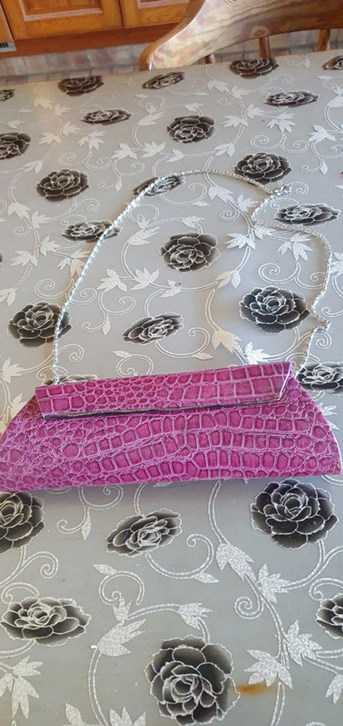 Pochette croco vernie - photo numéro 3