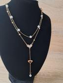 Collier coeur acier inoxydable