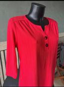 Tunique rouge taille S