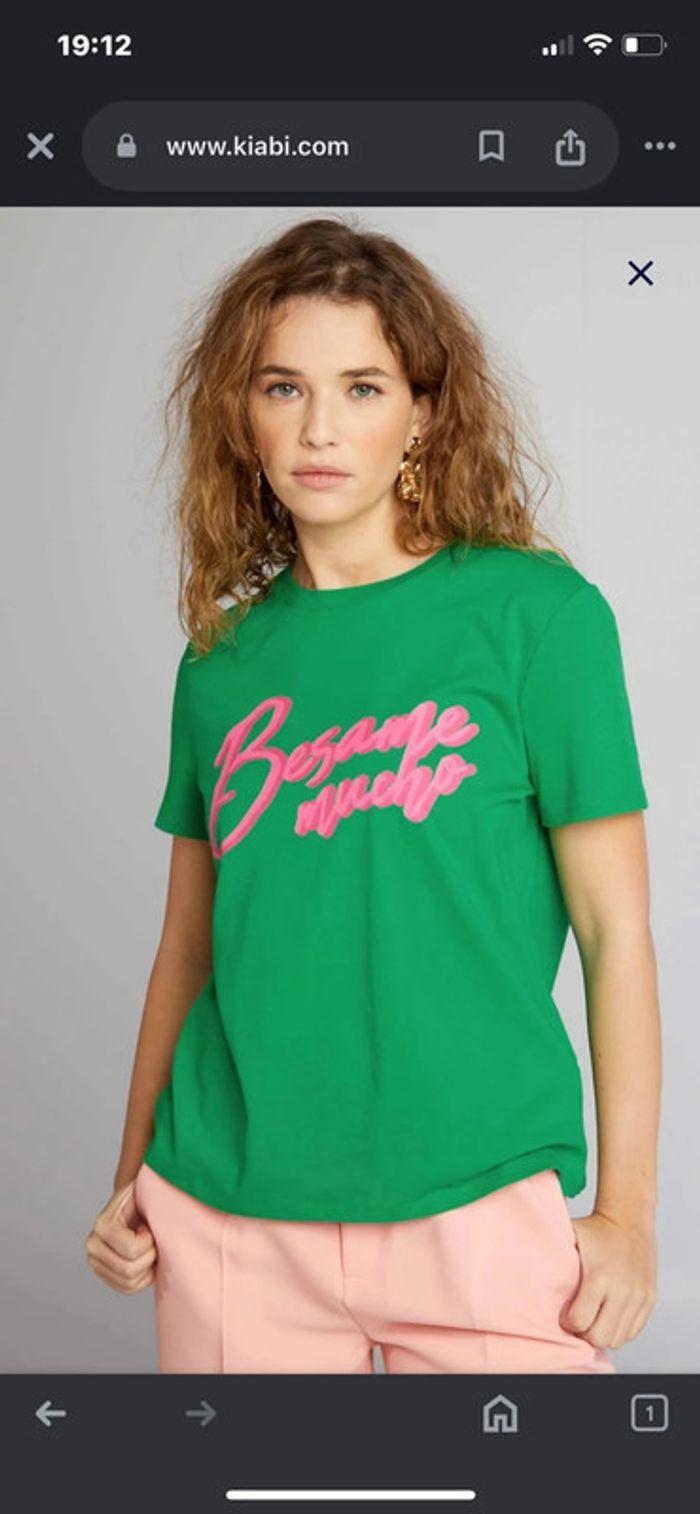 T-shirt Kiabi « besame mucho » - photo numéro 3