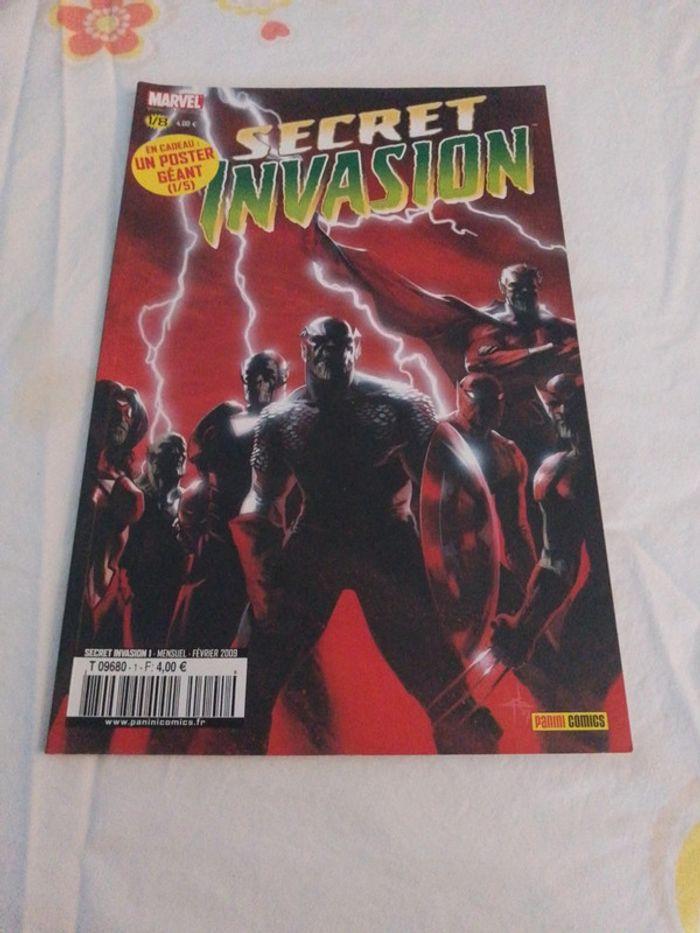 Comic Marvel  "secret invasion" n°1 - Février 2009 - photo numéro 1