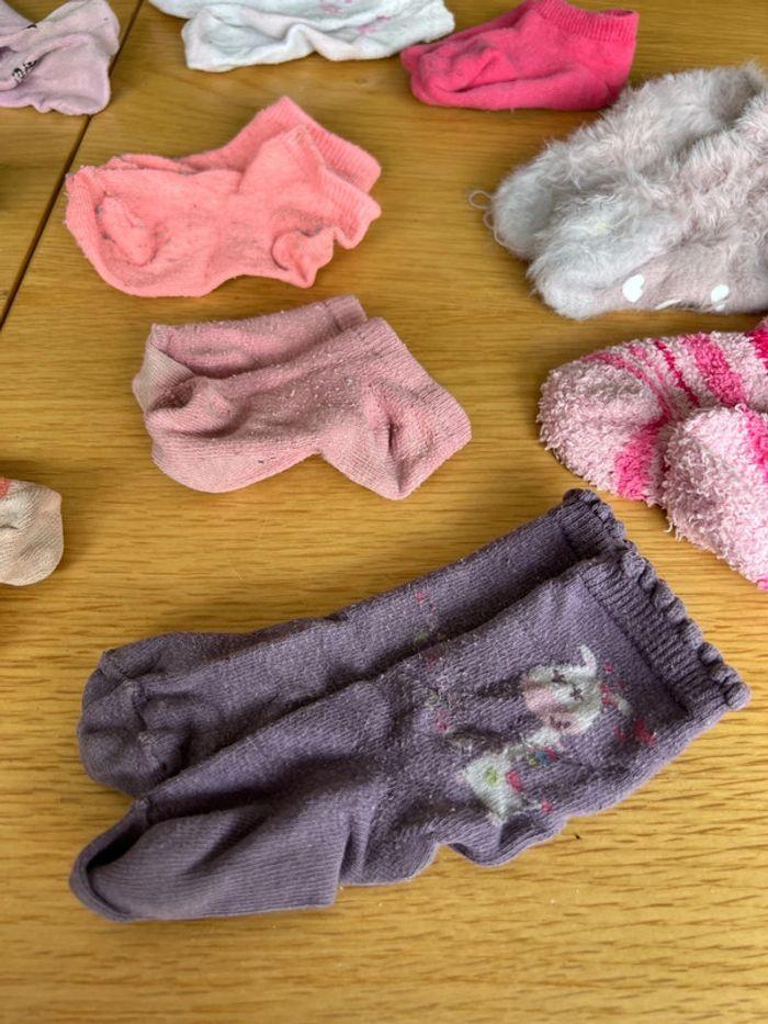 Lot 10 paires de chaussettes rose fille k1 - photo numéro 3