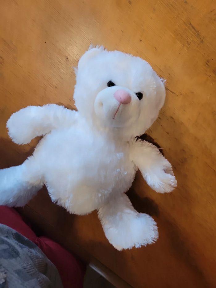 Peluche ours blanc - photo numéro 2