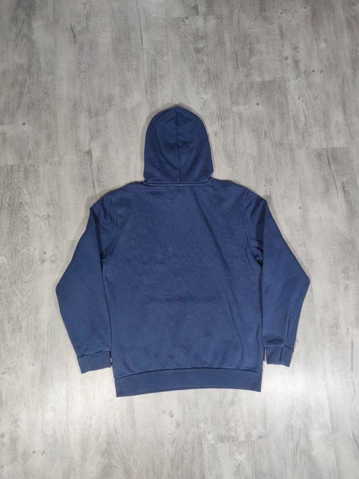 Sweat à Capuche Puma Bleu Marine Logo Floqué Blanc Taille S Homme - photo numéro 8