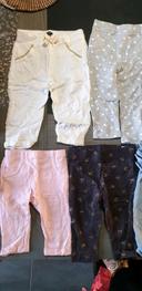 Lot 8 pantalons 18mois parfait état