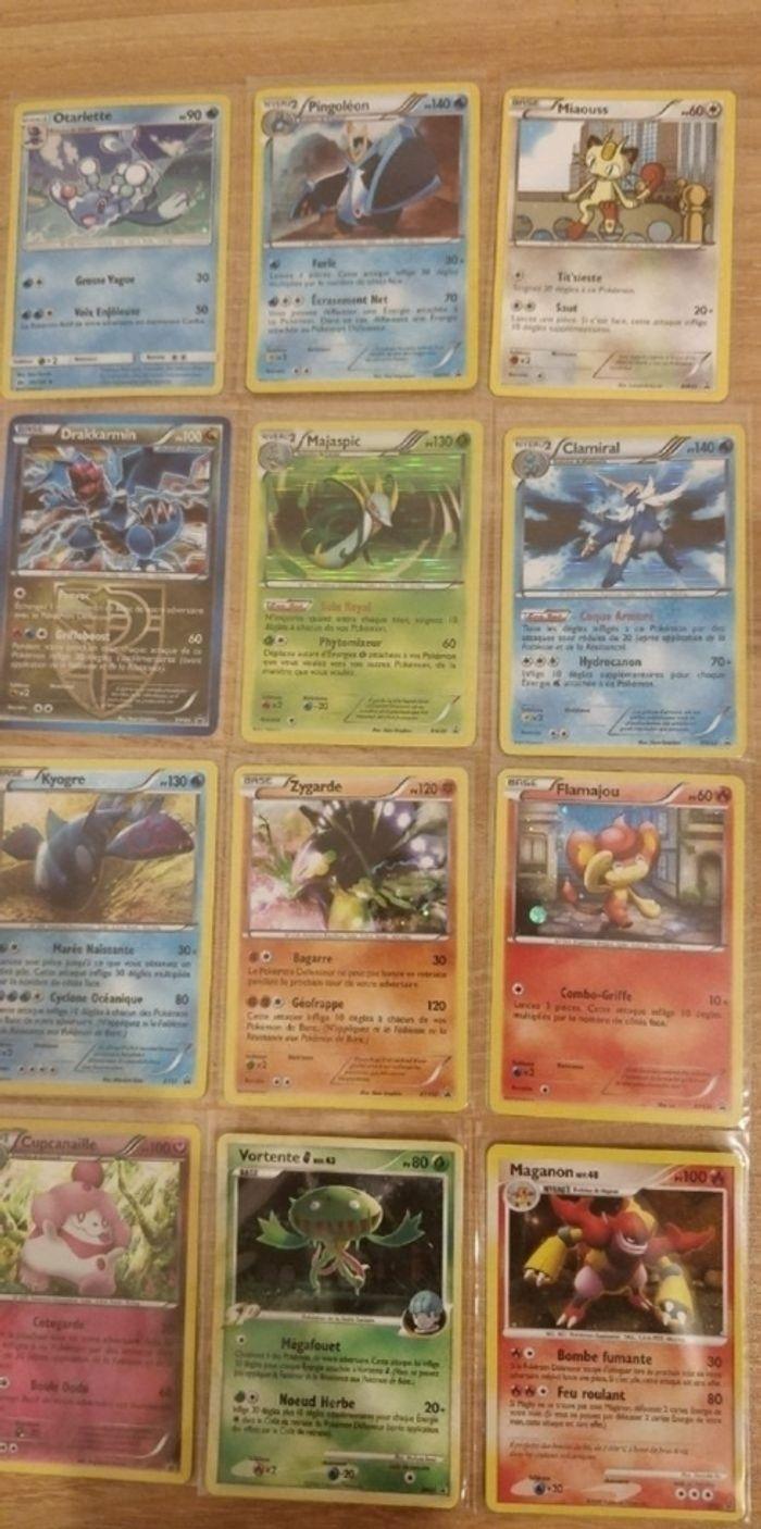 Gros lot 28 cartes Pokémon vintage Holo reverse non Holo dp diamant et perle nb noir et blanc xy - photo numéro 2