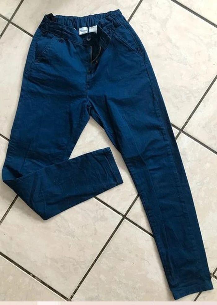 Pantalon garçon bleu 10 ans - photo numéro 1