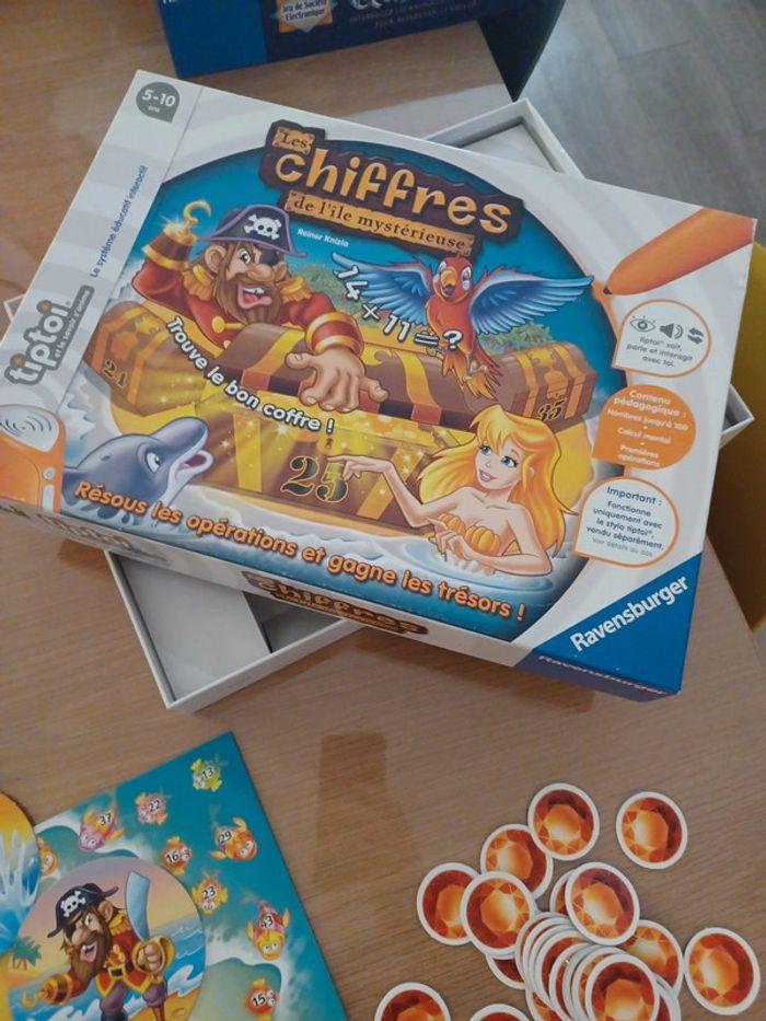 Les chiffres de l iles mystérieuse tip toi ravensburger complet - photo numéro 1