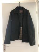 Veste en cuir véritable homme, taille L, oakwood