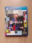 Jeu FIFA2021 ps4