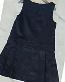 Robe Zara marine en laine 7 ans