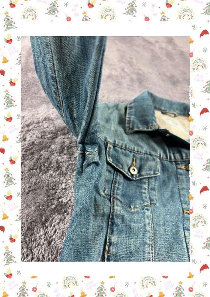 👕 Veste en Jeans vintage y2k Bleu Clair Taille S 👕 - photo numéro 12