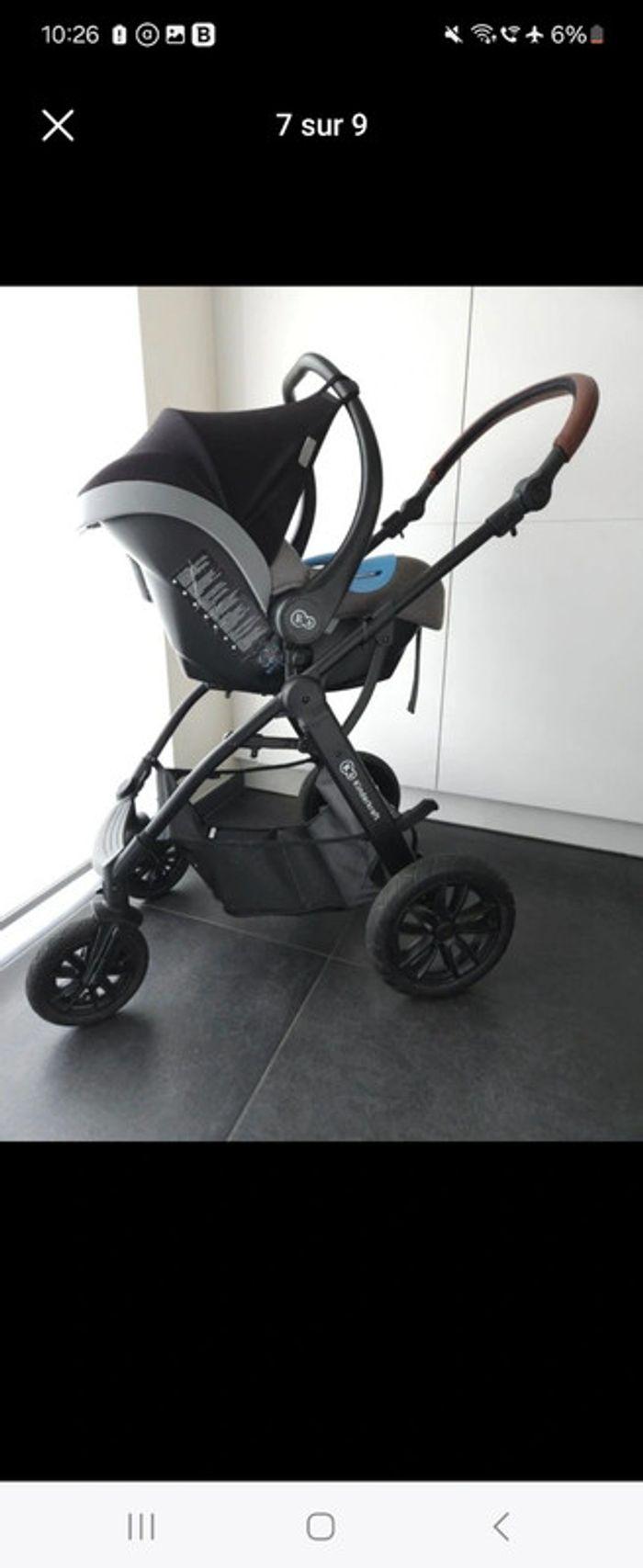 Poussette Kinderkraft Xmoov 3 en 1 grise - photo numéro 5