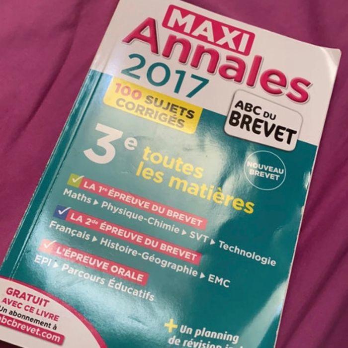 Annales brevet - photo numéro 1