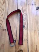 Ceinture enfant 4-6 ans, rouge et bleue 72 cm