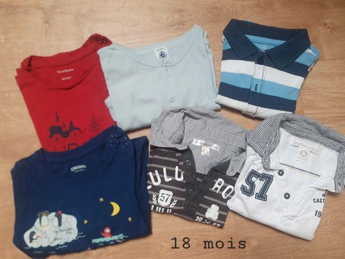 Lot de 6 polos ML 18mois