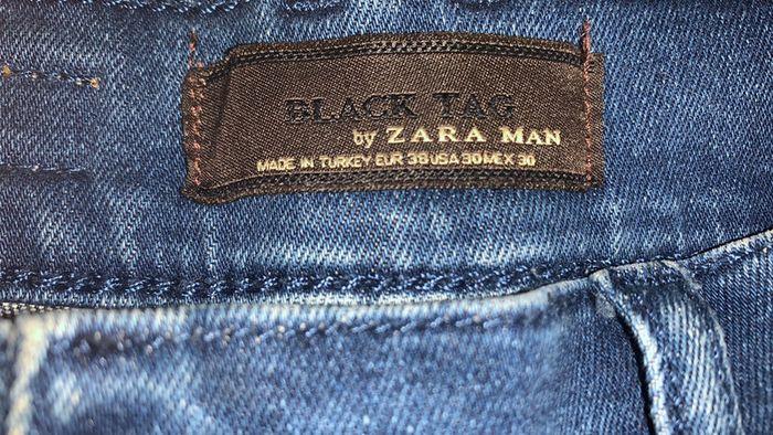 Jean homme Zara, taille 38, coupe Slim - photo numéro 2