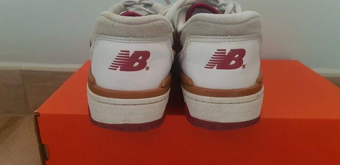 Baskets New Balance 550 bordeaux/beige - photo numéro 3