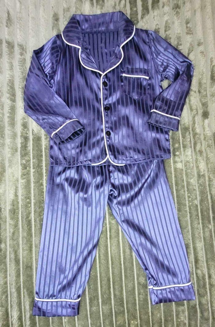 Pyjama satiné enfant à PERSONNALISER - photo numéro 4