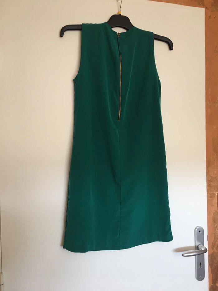 robe verte sapin zara - photo numéro 5