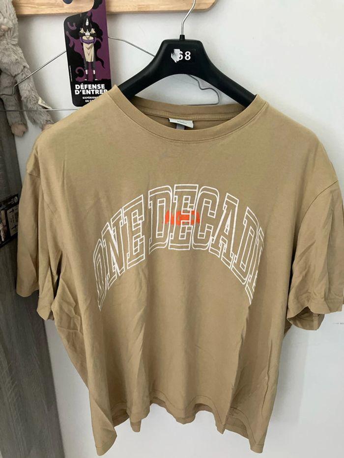 T-shirt homme beige H&M - photo numéro 1