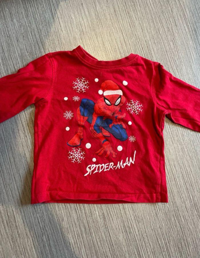 Tee shirt de Noël  Spiderman 3 ans - photo numéro 2