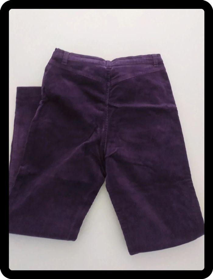 Pantalon velours violet - photo numéro 5