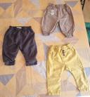 Lot de 3 pantalons ; 6 mois ; très bon état ; bonnes marques