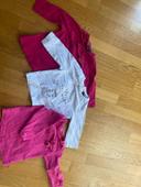 T-shirt manche longue fille lot 9 mois