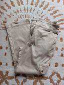 Pantalon cargo femme 7-8 ème beige taille 38