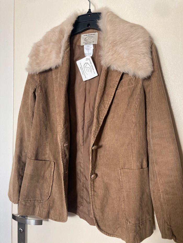 Manteau veste culture vintage neuf - photo numéro 2