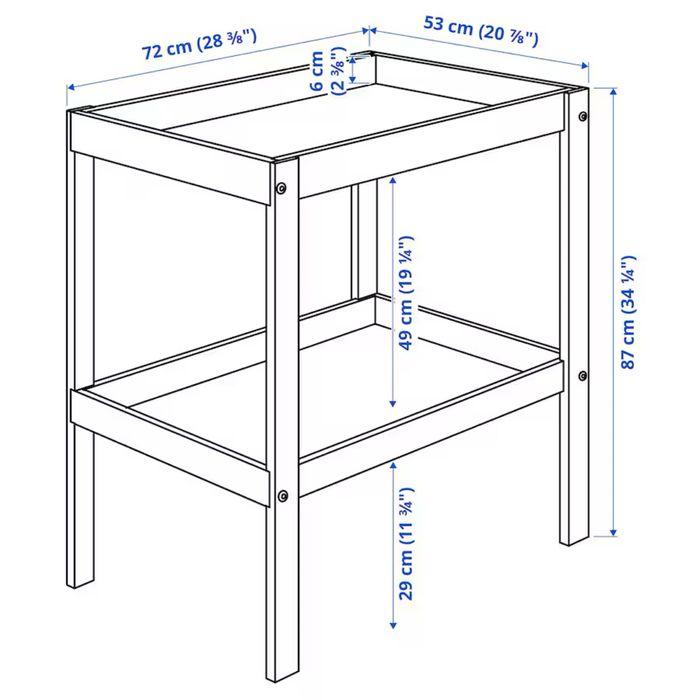 Lot lit bébé et table à langer IKEA - photo numéro 6