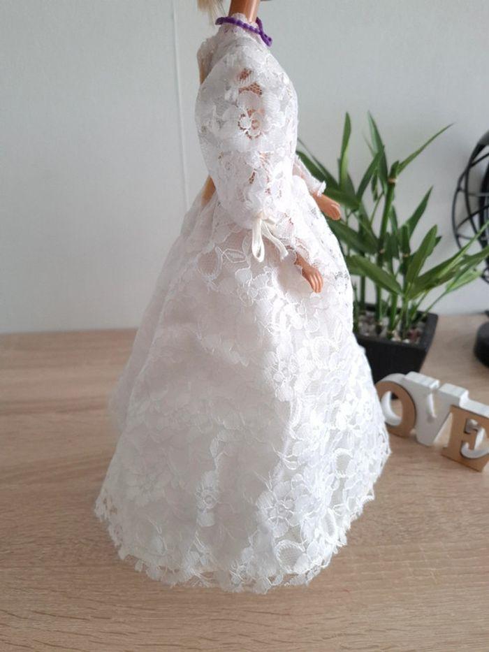 Robe de mariée vintage pour Barbie - photo numéro 2