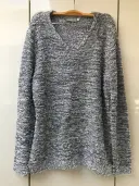 Pull gris à sequins Canda - Taille M