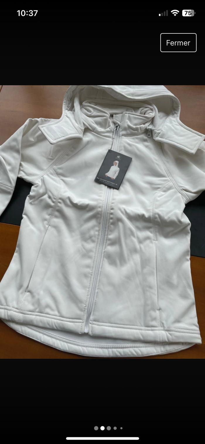 Veste softshell blanche femme - photo numéro 2