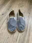 Espadrilles marinière H&m taille 34 garçons