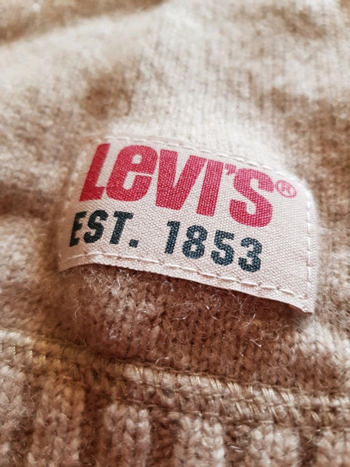 Pull Levi's Taille L Laine Beige - photo numéro 3