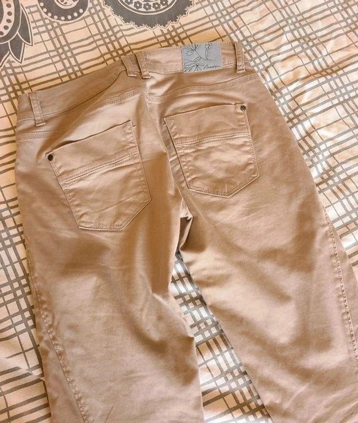 Pantalon beige Bershka 38 - photo numéro 7