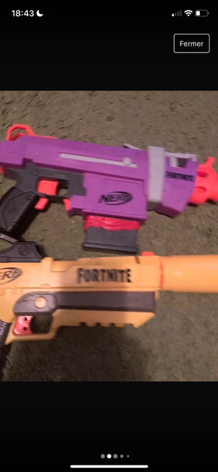 Lot de 2 pistolet nerf fortnite - photo numéro 2