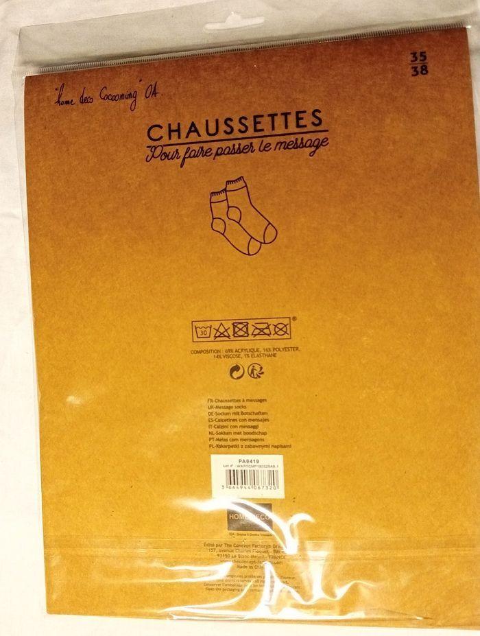 chaussettes 35/38 hiver à offrir - photo numéro 4