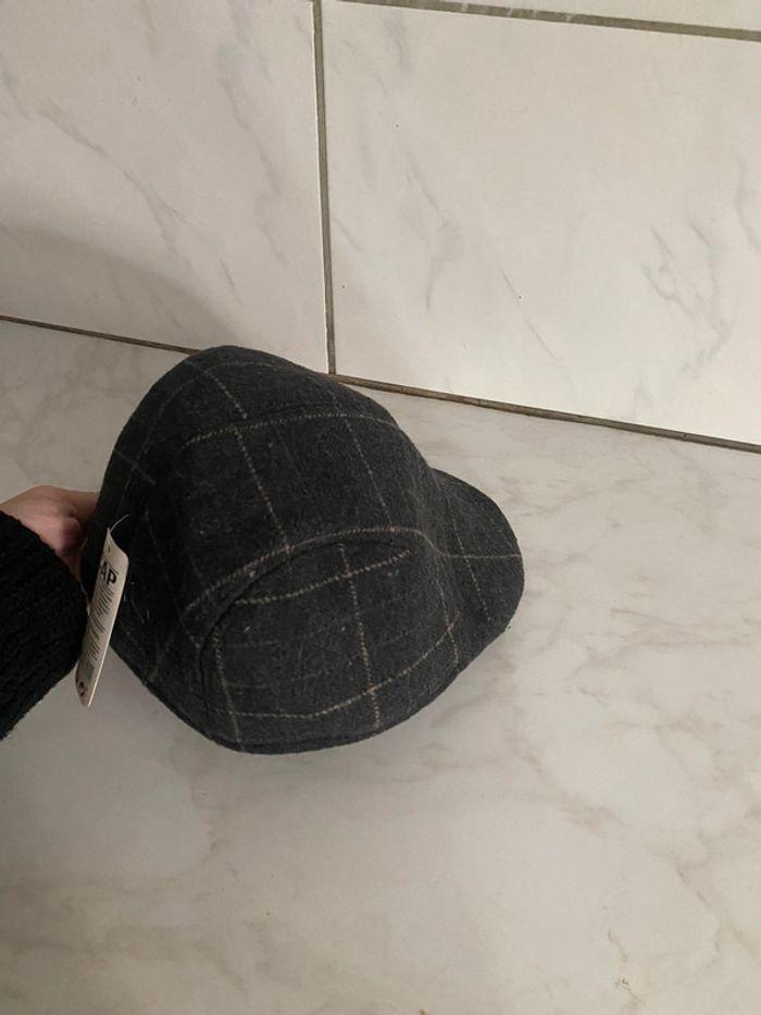 Casquette béret à carreaux - photo numéro 2