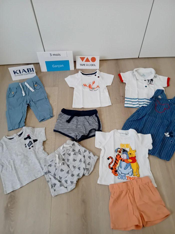 Lot vêtements garçon 3 mois Kiabi Tape à l'oeil Disney - photo numéro 1