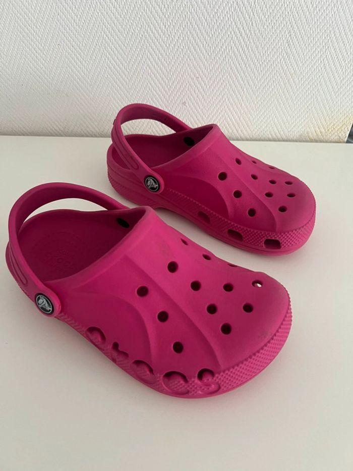 Crocs Rose fushia 32/33 - photo numéro 2